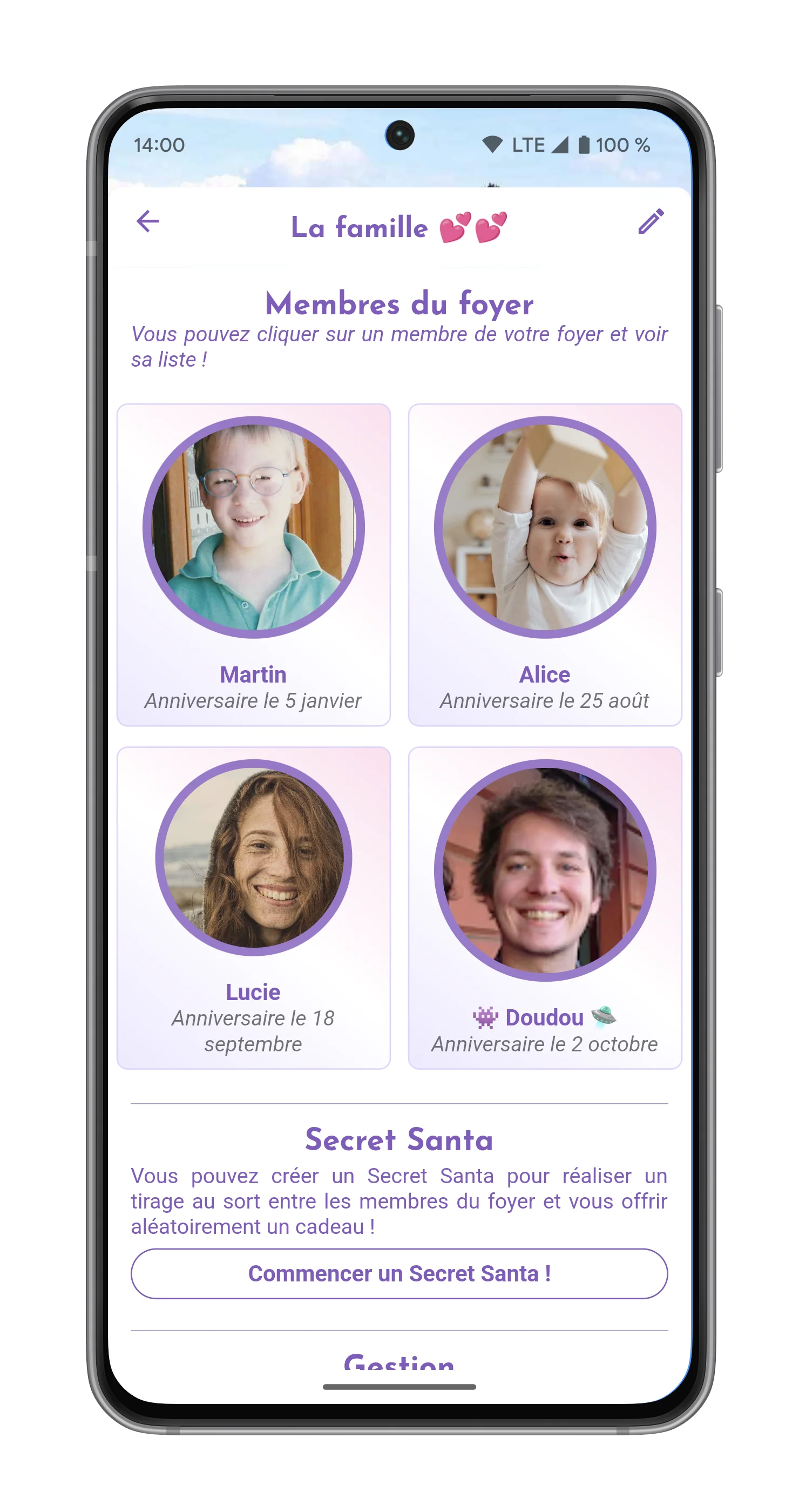 App screen right